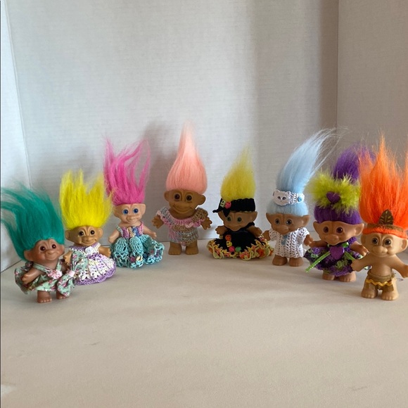 Trolls Other - Vintage Colorful Troll Dolls Set
